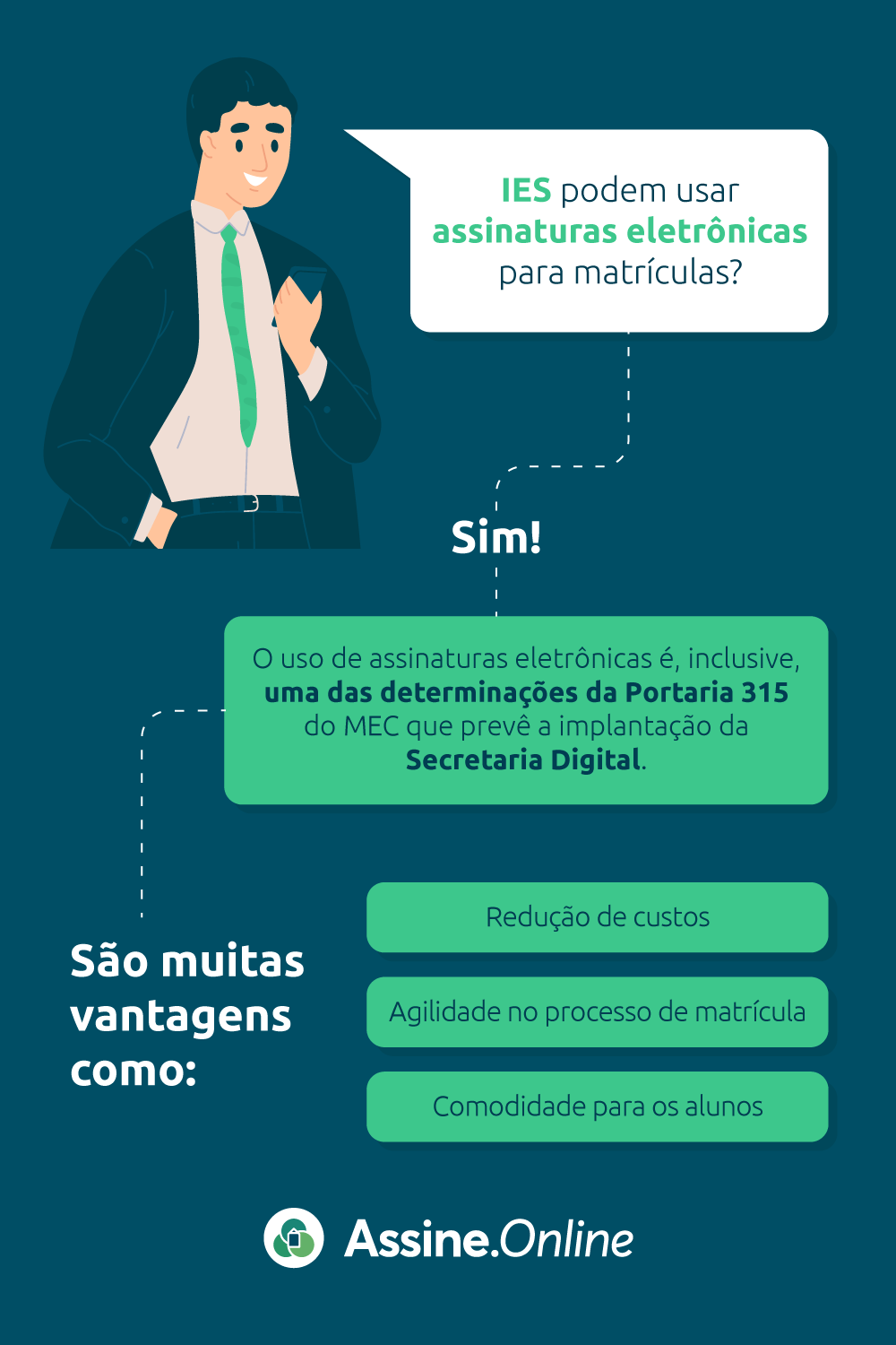 IES podem usar assinatura eletrônica na matrícula?