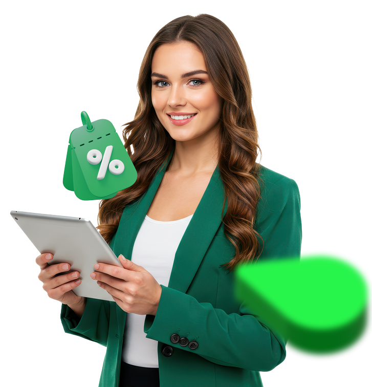 Mulher procurando desconte de certificados digitais Mulher procurando desconte de certificados digitais