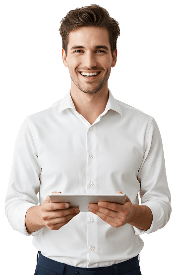 homem renovando certificado digital